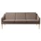 Graues Eichenholz Mr Olsen 3-Sitzer Sofa von Warm Nordic 1