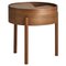 Walnut Arc Side Table by Ditte Vad and Julie Bertrup, Image 1