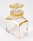 Scent Box or Odor Cellar in Gold Crystal, Set of 4 5