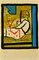 Lucian, Composizione astratta, Tempera originale su carta, fine XX secolo, Immagine 1