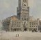 Albert Henry Findley, View of Belfry Bruges, Watercolor, Early 20th-Century 2