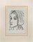 Andrea Jacquin, The Maid, Original Etching, Mid 20th-Century 2