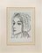 Andrea Jacquin, The Maid, Original Etching, Mid 20th-Century 2