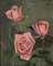 Emile Lejeune, Trois roses, 1954, Oil on Board 2