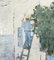 Jean Jacques Boimond, Peinture à la chaux, Eglise de Prodromos sur l'île de Paros, 1985, Oil on Canvas 4
