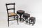 Japanese Ebonised Nesting Tables, Set of 3, Image 4