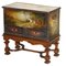 Antique Equestrian Leather Clad Painted Chest on Stand, Image 1