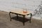 Tavolino da caffè vintage in marmo e ottone, Francia, Immagine 2