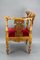 19th-Century French Louis XVI Style Carved Walnut Corner Chair, Image 4