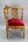 19th-Century French Louis XVI Style Carved Walnut Corner Chair, Image 2