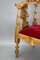 19th-Century French Louis XVI Style Carved Walnut Corner Chair, Image 9