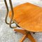 Industrieller italienischer Mid-Century Hocker aus Buche & Metall, 1960er 9