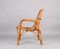 Mid-Century Italian French Riviera Rattan and Bamboo Armchair, 1960s, Image 5