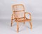 Mid-Century Italian French Riviera Rattan and Bamboo Armchair, 1960s 7