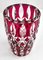 Vase Rouge en Cristal par Val Saint Lambert 4