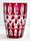 Red Vase in Crystal by Val Saint Lambert, Image 6
