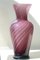 Large Vintage Murano Swirl Glass Vase 1
