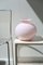 Vintage Murano Pink Round Glass Vase, Image 2