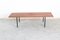 Italian Rosewood and Metal Bench, 1970s, Image 1