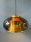 Vintage Space Age Glass Pendant Lamp from Doria Leuchten, 1970s 5