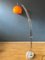 Vintage Space Age Mid-Century Bogenlampe in Orange von Goffredo Reggiani 1