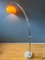 Vintage Space Age Mid-Century Orange Arc Floor Lamp by Goffredo Reggiani 5