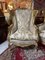 Vintage Carved High Back Armchairs, Set of 2 3