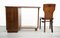 Brasilianischer Schreibtisch und Stuhl aus Nussholz, 2er Set 5