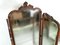 Antique Victorian Louis XV Triple Mirror Room Screen 7