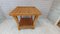 Vintage Coffee Table in Wicker and Rattan 3