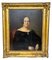 Charles Fournier, Portrait of Woman in Cameo, 1840, Oil on Canvas, Framed, Image 1