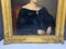 Charles Fournier, Portrait of Woman in Cameo, 1840, Oil on Canvas, Framed 5