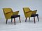 Danish Wood and Teak Lounge Armchairs, 1960s, Set of 2 1