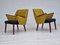 Danish Wood and Teak Lounge Armchairs, 1960s, Set of 2 3