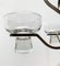 Mid-Century Danish Metal and Glass Candleholder, 1960s 19