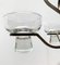 Mid-Century Danish Metal and Glass Candleholder, 1960s, Image 19