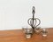Mid-Century Danish Metal and Glass Candleholder, 1960s, Image 14