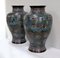 Large Vases in Cloisonne Enamel, Japan, 19th Century, Set of 2 2