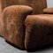 Brown Pop Art Fabric Armchair, 1970s 4