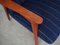 Danish Teak & Blue Fabric Armchair, 1970s, Image 14