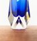 Vintage Sommerso Murano Glass Block Vase by Alessandro Mandruzzato for Mandruzzato, 1970s, Image 3