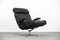 Vintage German Office Swivel Leather Easy Chair, 1960s, Image 1