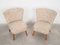 Danish Beech Side Chairs, 1970s, Set of 2 3