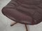 Danish Leather Footstool by H.W. Klein, 1960s, Image 8