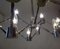 Vintage Italian Chandelier in Glass 8