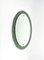 Mid-Century Oval Mirror from Cristal Art, Italy, 1960, Image 1