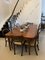 Antique Figured Mahogany Dining Table 2