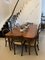 Antique Figured Mahogany Dining Table, Image 2