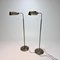 Lampadaire Mid-Century en Laiton et Acier, 1960s, Set de 2 1