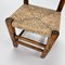 Antique Side Chair in Oak and Rush, 1700s, Image 6